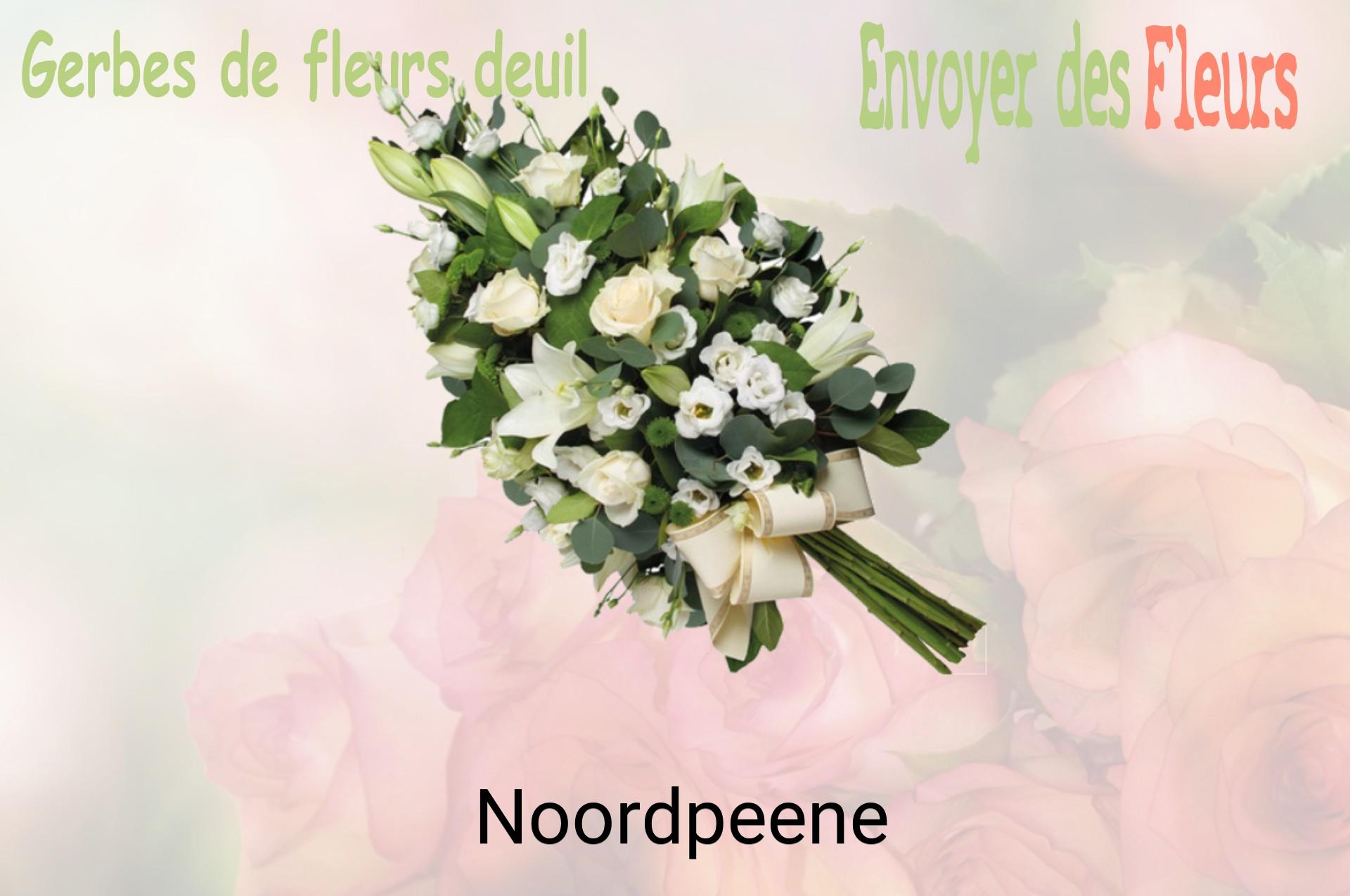 Gerbe de fleurs de deuil livrée à Noordpeene